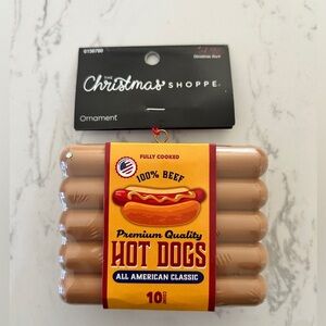 Hot Dog Ornament - All American Classic, Collectable- NWT